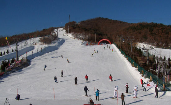 旅顺新开的滑雪场图片