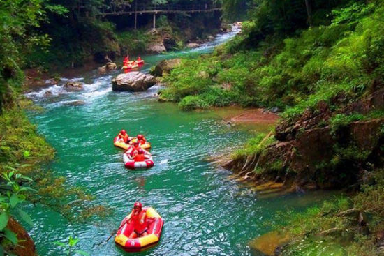 图注:高过河漂流