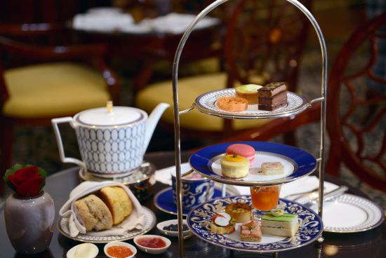 殿堂中的奢华英式下午茶,延续传统英伦风格,尽显优雅风范和贵族气息