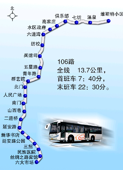 乌鲁木齐公交车线路图图片