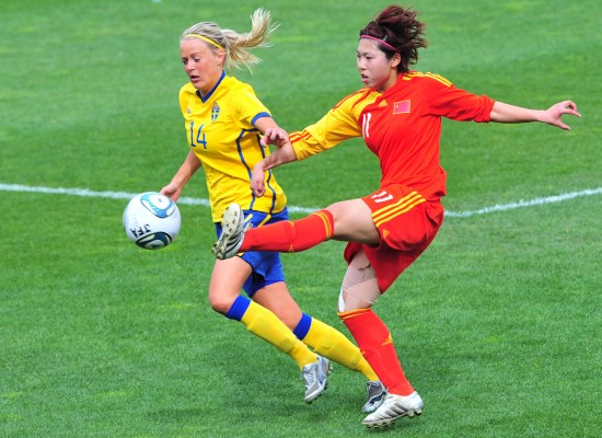 图文阿尔加夫杯中国女足不敌瑞典古雅沙出脚
