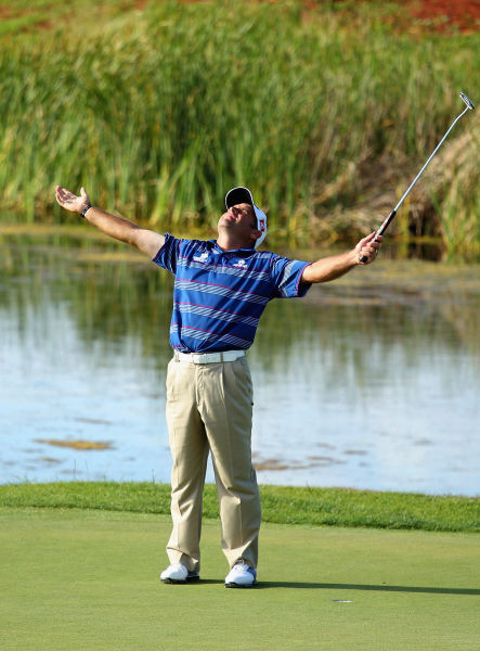 图文-南非公开赛第四轮 奥托畅快淋漓享受