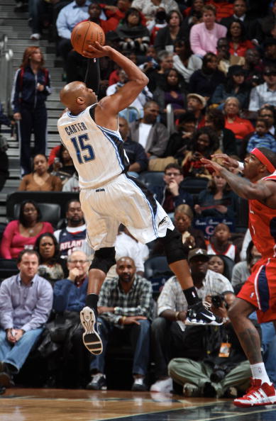 图文常规赛魔术vs老鹰卡特后仰跳投