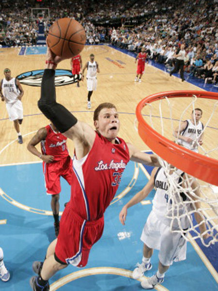 图文常规赛快船96107小牛格里芬家常扣篮