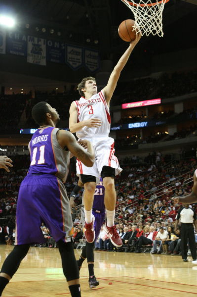 图文-[常规赛]太阳81-99火箭 德拉季奇滑翔上篮