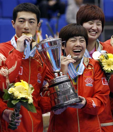 新浪体育讯 成为世界冠军是每一名乒乓球运动员的梦想,而就在今棠的
