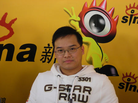 斯诺克球手刘崧做客新浪聊天