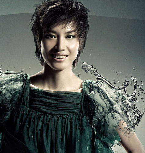 图文-谢杏芳写真网上流传 墨蓝如雪水如衣