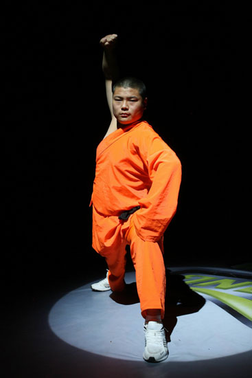 图文-武林大会少林罗汉拳16强选手 代继超