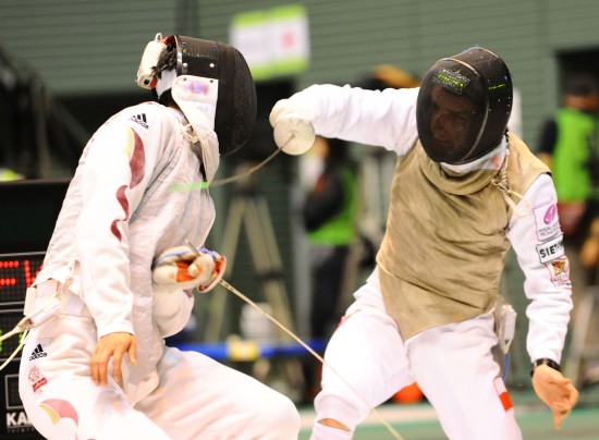 图文-男子花剑大奖赛日本站赛况 李华积极进攻