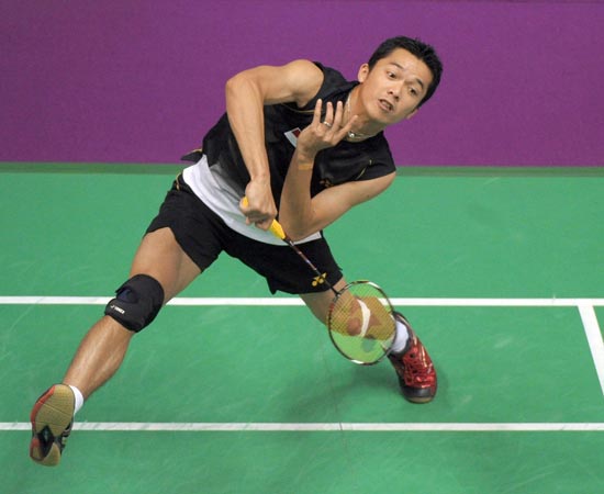 图文-羽毛球世锦赛男单次轮 陶菲克艰难逆转