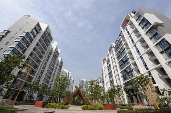 图文走进广州亚运城运动员村亚运城运动员村