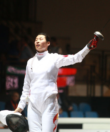2011年世界击剑锦标赛结束了女子重剑半决赛争夺,李娜孙玉洁双双晋级