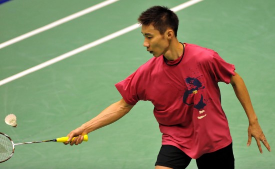 图文-李宗伟备战香港公开赛 李宗伟轻松备战