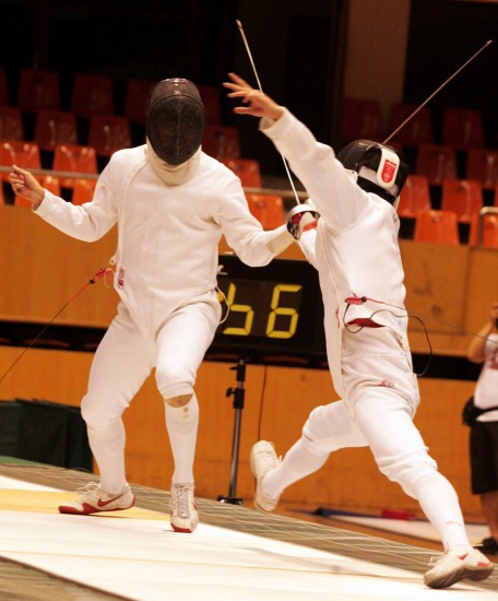 (体育)(2)击剑——全运会预赛:辽宁男重团体夺冠