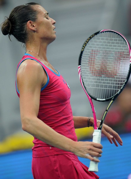 图文中网拉德万斯卡晋级女单决赛佩内塔加油